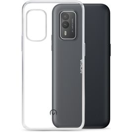 Mobilize Gelly Coque Transparente Nokia XR21 Coque arrière en TPU Souple - Transparent