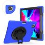 Mobigear SureGrip XGuard Coque iPad Air 13 Pouces (2025) Coque arrière en Plastique rigide,Silicone + Porte-crayon + Bandoulière + Support Amovible - Bleu