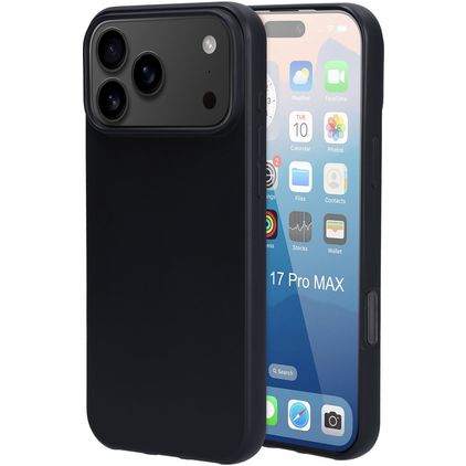 Mobiparts Classic Coque iPhone 17 Pro Max Coque arrière en TPU Souple - Noir