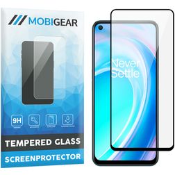 Mobigear Premium OnePlus Nord CE 2 Verre trempé Protection d'écran - Compatible Coque - Noir