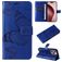 Mobigear Butterfly Housse iPhone 16 Pro Etui Porte-Monnaie - Bleu