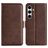 Mobigear Slim Magnet Housse Samsung Galaxy S24 FE Etui Porte-Monnaie - Marron