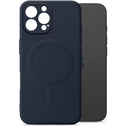 My Style Protective Flex Coque iPhone 16 Pro Max MagSafe Coque arrière en TPU Souple - Bleu Marin