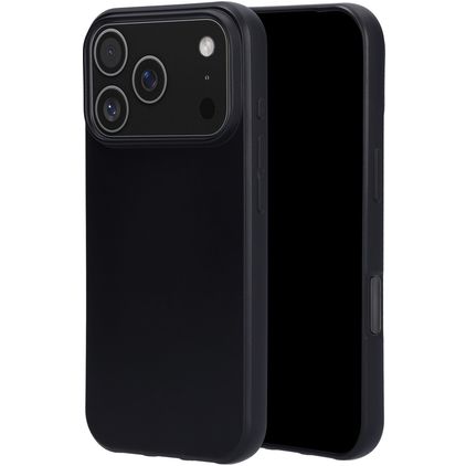 Mobiparts Classic Coque iPhone 18 Pro Coque arrière en TPU Souple - Noir