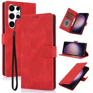 Mobigear Wallet Housse Samsung Galaxy S26 Ultra Etui Porte-Monnaie - Rouge