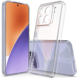 Mobigear Crystal Coque Transparente Xiaomi 15 Coque arrière Rigide - Transparent