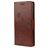 Mobigear Flowers Housse Samsung Galaxy A53 Etui Porte-Monnaie - Marron