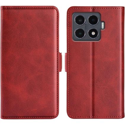 Mobigear Slim Magnet Housse Xiaomi 15T Pro Etui Porte-Monnaie - Rouge