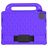 Mobigear Diamond Coque iPad Pro 11 Pouces (2022) Coque de tablette pour enfants avec Poignée Enfants en EVA - Violet
