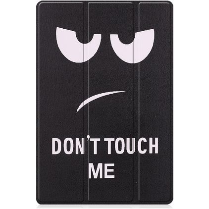 Mobigear Tri-Fold Coque Samsung Galaxy Tab A8 10.5 (2021) Etui - Do Not Touch