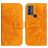 Mobigear Sunflower Housse TCL 305 Etui Porte-Monnaie - Cognac