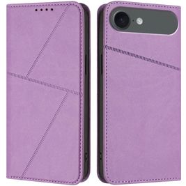 Mobigear Frosted Flip Housse iPhone Air Etui Porte-Monnaie - Violet