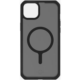 ITSKINS Level 2 HybridMagFrost R Coque iPhone 14 MagSafe Coque arrière Rigide Anti-Chocs - Noir