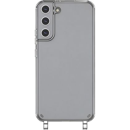 Mobigear Mix & Match Transparent Samsung Galaxy S22 Plus TPU souple Coque avec cordon - Transparent