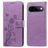 Mobigear Flowers Housse Google Pixel 11 Pro Etui Porte-Monnaie - Violet