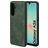 Mobiparts Classic Coque Samsung Galaxy A26 MagSafe Coque arrière en TPU,Similicuir - Emerald Green