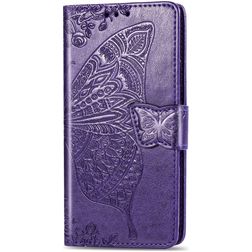 Mobigear Butterfly iPhone 11 Étui Portefeuille - Violet
