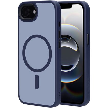 Mobiparts Hardcover Coque iPhone 17e MagSafe Coque arrière Rigide - Satin Blue