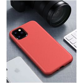 Mobigear Bio Coque iPhone 11 Coque arrière en Eco-Friendly - Rouge