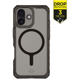 ITSKINS Level 2 HybridMagFrost R Coque iPhone 17 MagSafe Coque arrière Rigide Anti-Chocs - Noir