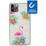 My Style Magneta Coque iPhone 11 Pro Coque arrière en TPU Souple - Flamingo