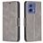 Mobigear Excellent Motorola Moto G85 Étui Portefeuille - Gris