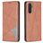 Mobigear Rhombus Slim Housse Samsung Galaxy A24 Etui - Marron