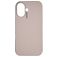 Nudient Base iPhone 16 Silicone Coque arrière - Stone Beige