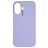 Nudient Base Coque iPhone 16 Plus Coque arrière en Silicone - Soft Purple