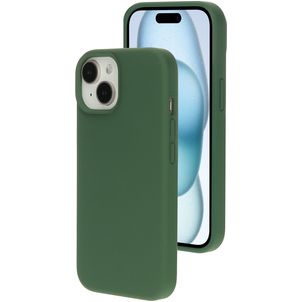 Mobiparts Coque iPhone 15 Coque arrière en Silicone - Forest Green