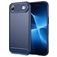 Mobigear Brushed Slim Coque iPhone Air Coque arrière en TPU Souple - Bleu