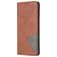 Mobigear Rhombus Slim Housse Huawei P40 Pro Etui - Marron