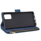 Mobigear Zipper Housse Samsung Galaxy A71 Etui Porte-Monnaie - Bleu
