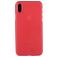 Mobigear Ultra Slim Coque iPhone XS Coque arrière Rigide Extra-fin - Rouge