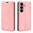 Mobigear Retro Slim Samsung Galaxy S26 Étui Portefeuille - Rose