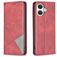 Mobigear Rhombus Slim Housse iPhone 17 Etui - Rouge