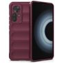 Mobigear Bumpy Coque Xiaomi 12T Coque arrière en TPU Souple - Bordeaux