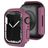 Mobigear Colors Coque Apple Watch - 41 mm Thin Coque Rigide - Bordeaux