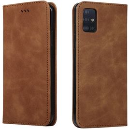 Mobigear Retro Slim Housse Samsung Galaxy A51 Etui - Marron