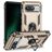 Mobigear Armor Ring Coque Google Pixel 8a Coque arrière Rigide Anti-Chocs avec Anneau-Support - Or