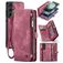 Caseme 008 Housse Samsung Galaxy S23 FE Etui avec Coque Détachable Porte-Monnaie - Rouge