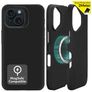 My Style Magsafe Tough Coque iPhone 15 MagSafe Coque arrière Rigide Anti-Chocs - Noir