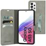 Mobiparts Classic Wallet Housse Samsung Galaxy A53 Etui Porte-Monnaie - Granite Grey