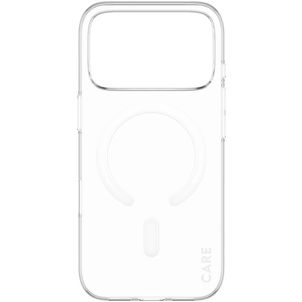 CARE by PanzerGlass SL1M Coque Transparente iPhone 17 Pro MagSafe Coque arrière Rigide Extra-fin - Transparent