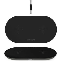Cygnett TwoFold2 - Chargeur Qi Wireless 1 mètre 20W - Noir