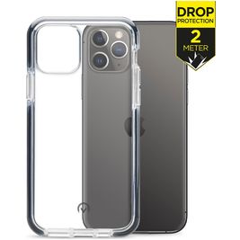 Mobilize Shatterproof Coque iPhone 11 Pro Max Coque arrière Rigide Anti-Chocs - Transparent / Noir