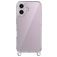 Mobigear Bungy iPhone 16 Plastique rigide Coque arrière - Argent