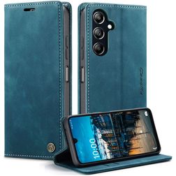 CaseMe 013 Housse Samsung Galaxy A16 Etui Porte-Monnaie - Bleu