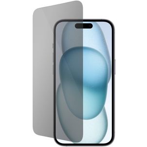 Mobiparts iPhone 15 Verre trempé Protection d'écran Anti-espion - Compatible coque