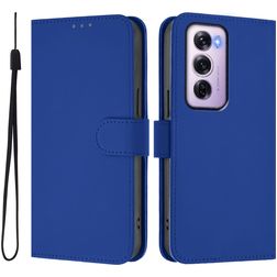 Mobigear Urban Wallet Housse OPPO Reno 12 Pro Etui Porte-Monnaie - Dark Blue